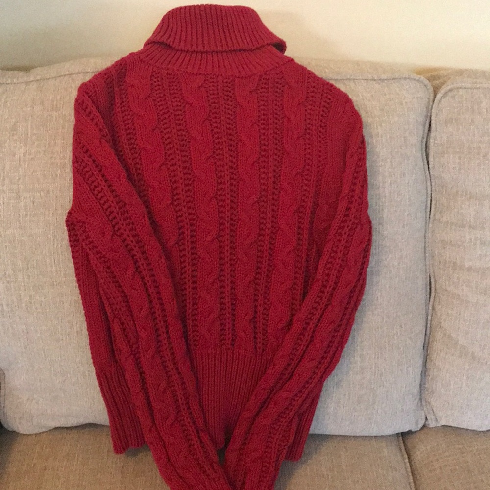 MODA International Chunky Knit Cropped Sweater